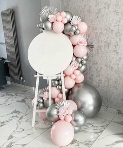 Украса с балони и статив за Кръщене, Погача или Рожден ден