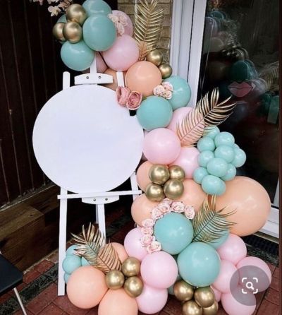 Украса от балони и статив за Кръщене, Погача или Рожден ден