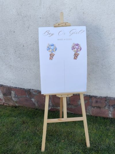 Украса за разкриване на пола/ gender reveal / baby shower