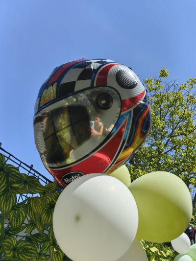 Украса за детски рожден ден с мотори