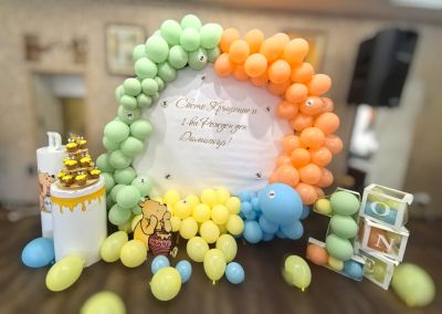 Украса за кръщение и детски рожден ден с Мечо Пух