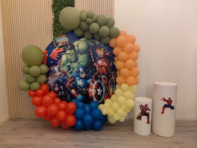 Украса за детски рожден ден с Avengers /супергерои / Хълк/ Спайдермен/ Spaiderman /  Capitan America / Iron Man