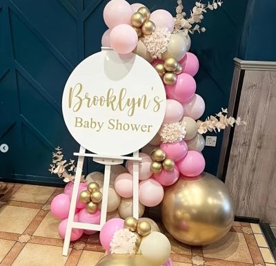 Украса за погача, посрещане на бебе, юбилей, абитуриентски бал или рожден ден 